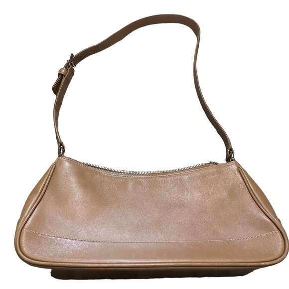 Coach Handbags - Coach Tan Leather Small Shoulder Bag Purse